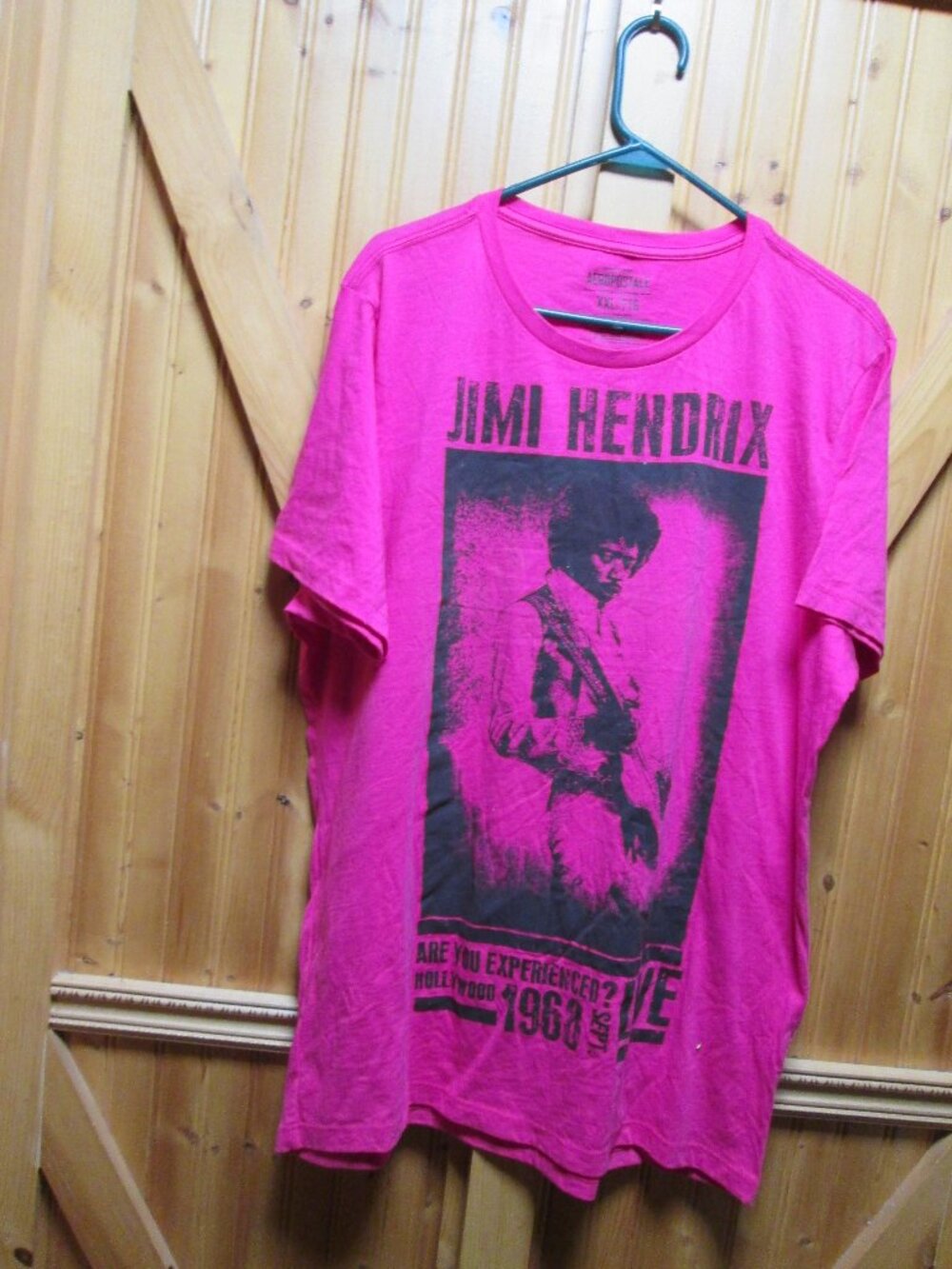 Jimmy Hendrix t shirt xxl pink apostrophe